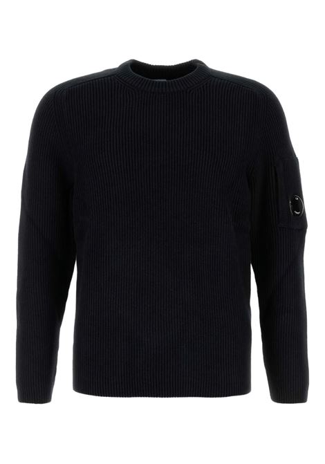 crewneck sweater man white C.P. COMPANY | 19CMKN015A-006608A103